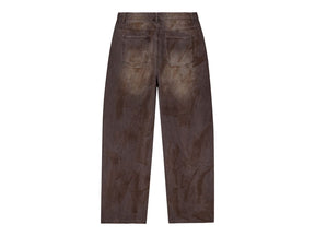 Vale Forever Cocoa Painters Denim Jeans Stone Washed