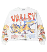 Vale Forever Dream Chaser Tiger L/S Tee White