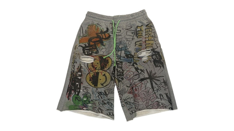 Vertabrae Detention Shorts Grey