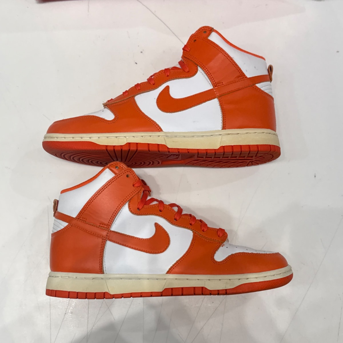 Nike Dunk High Syracuse (2021) (Women's) Size 9.5W (Lightly Worn Pre-Owned) - Image 2