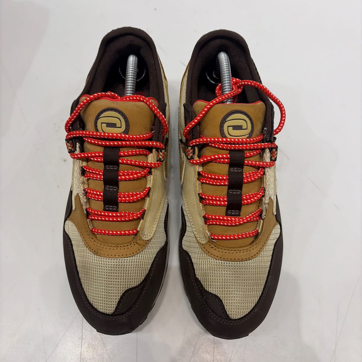 Nike Air Max 1 Travis Scott Cactus Jack Baroque Brown Size 8.5 (Lightly Worn Pre-Owned) - side
