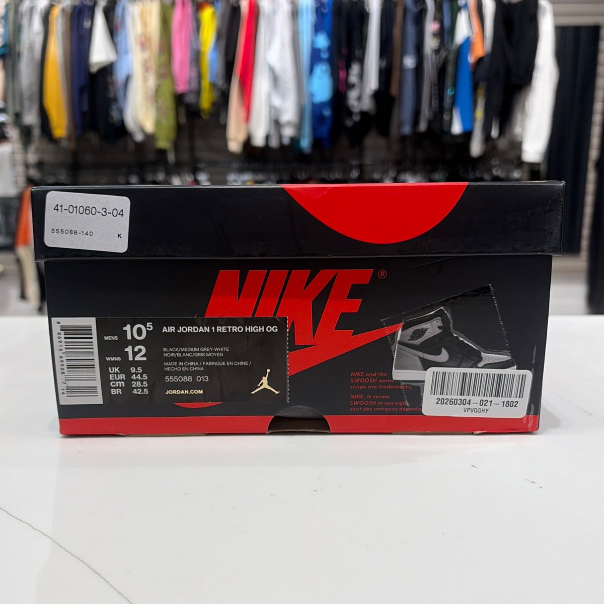 Jordan 1 Retro High Shadow (2018) Size 10.5 (Lightly Worn Pre-Owned) - aux