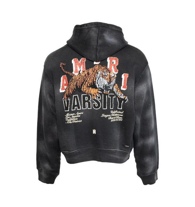 AMIRI Vintage Tiger Varsity Hoodie Black