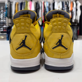 Jordan 4 Retro Lightning (2021) Size 9.5 (Moderately Worn Pre-Owned)