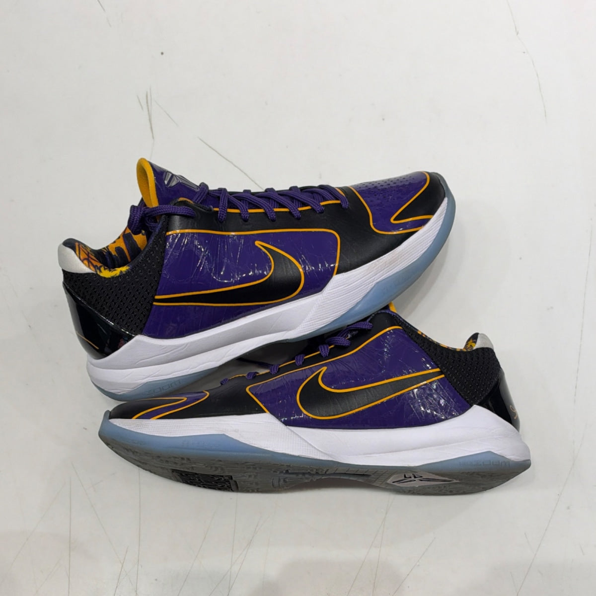 Nike Kobe 5 Protro Lakers Size 10 (Lightly Worn Pre-Owned) - Image 2