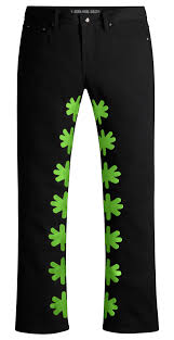 LOSTSHDWS DRKSHDWS DENIM PANT (SLIME GREEN)