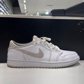Jordan 1 Low OG Neutral Grey (2021) (Women's) Size 11W (Moderately Worn Pre-Owned) - Image 1