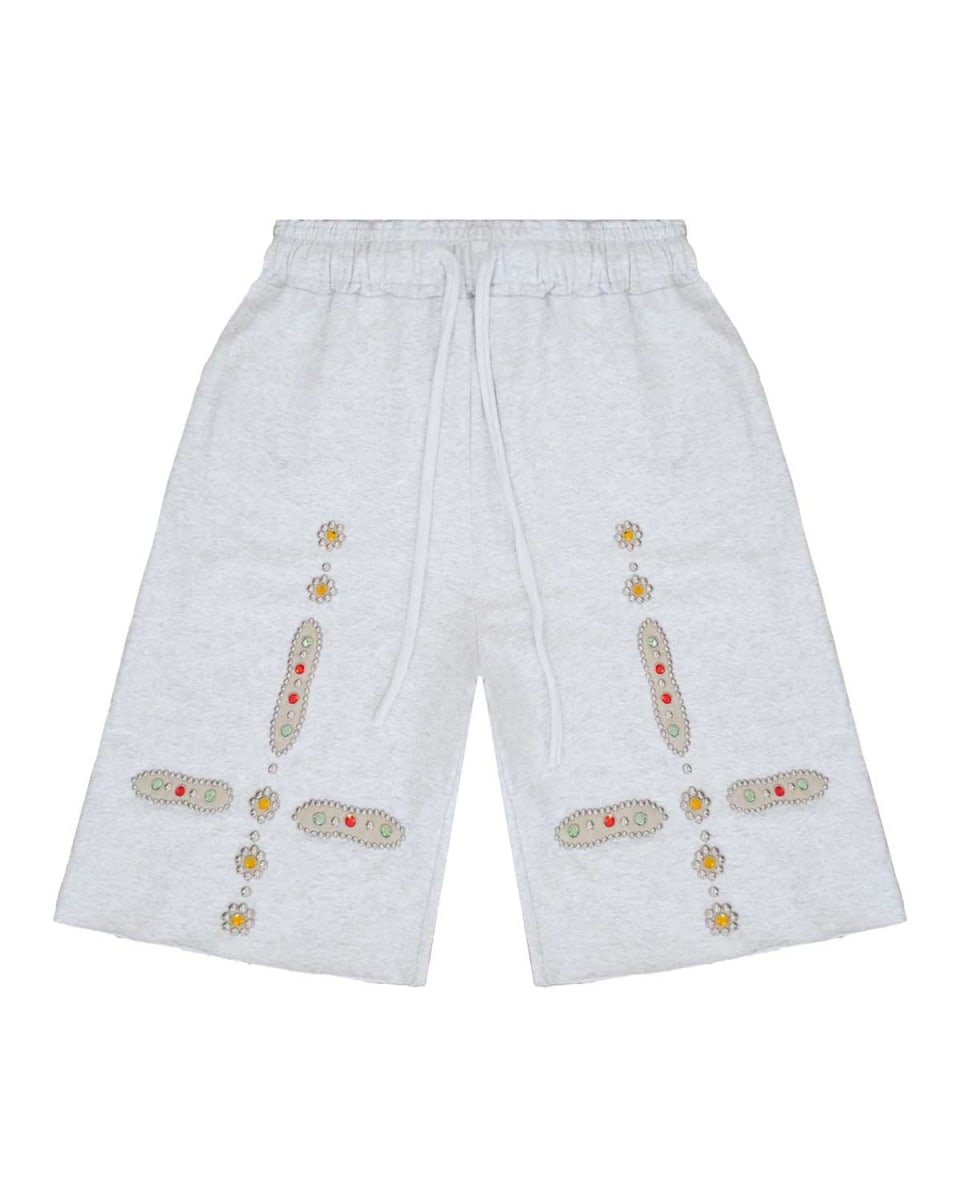 Bravest Studios Sapphire Baggy Sweat Shorts Heather Grey