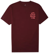 Anti Social Social Club Logo 2 T-Shirt 'Maroon'
