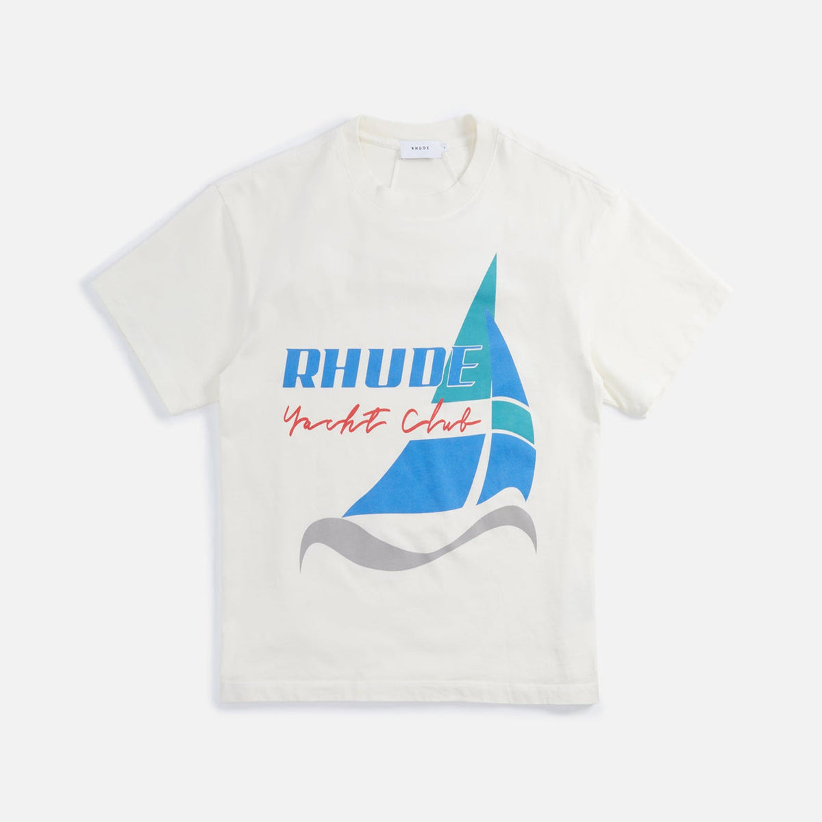 Rhude Yacht Club Tee Vintage White