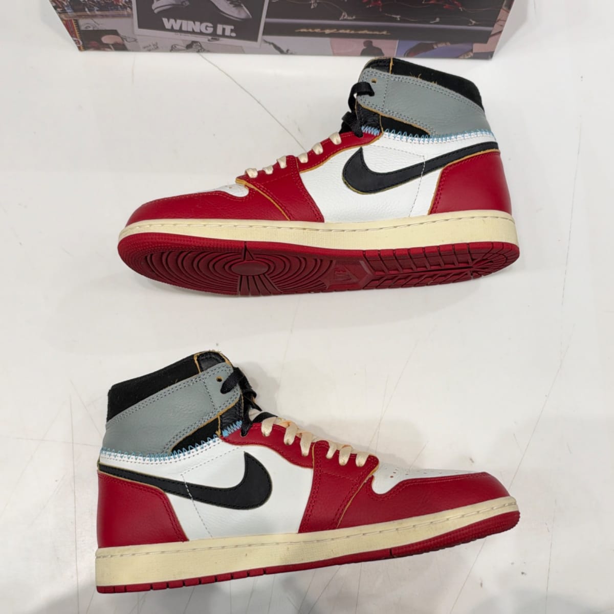 Jordan 1 Retro High OG SP Union LA Chicago Shadow Size 9 (Lightly Worn Pre-Owned) - side