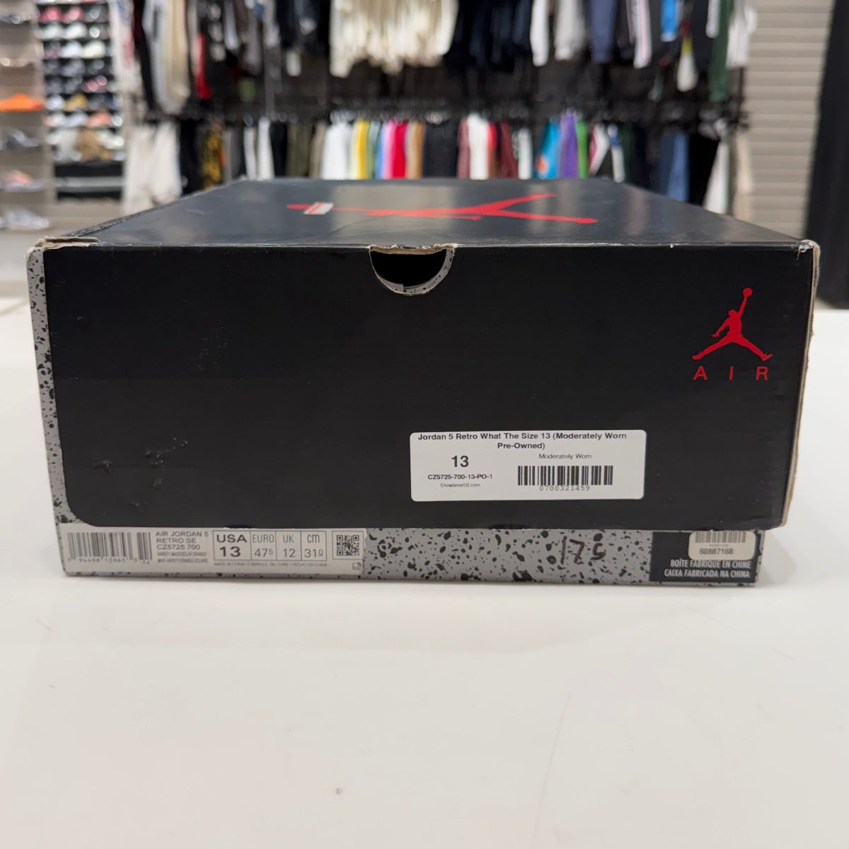 Jordan 5 Retro What The Size 13 (Moderately Worn Pre-Owned) - Image 16
