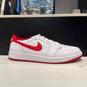 Jordan 1 Retro Low OG University Red Size 12 (Lightly Worn Pre-Owned) - Image 1