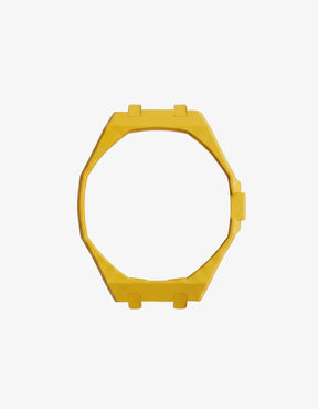 Swatch x Audemars Piguet AP Bioceramic Royal Pop Savonnette Otg Roz on a Yellow Rubber Strap & Case