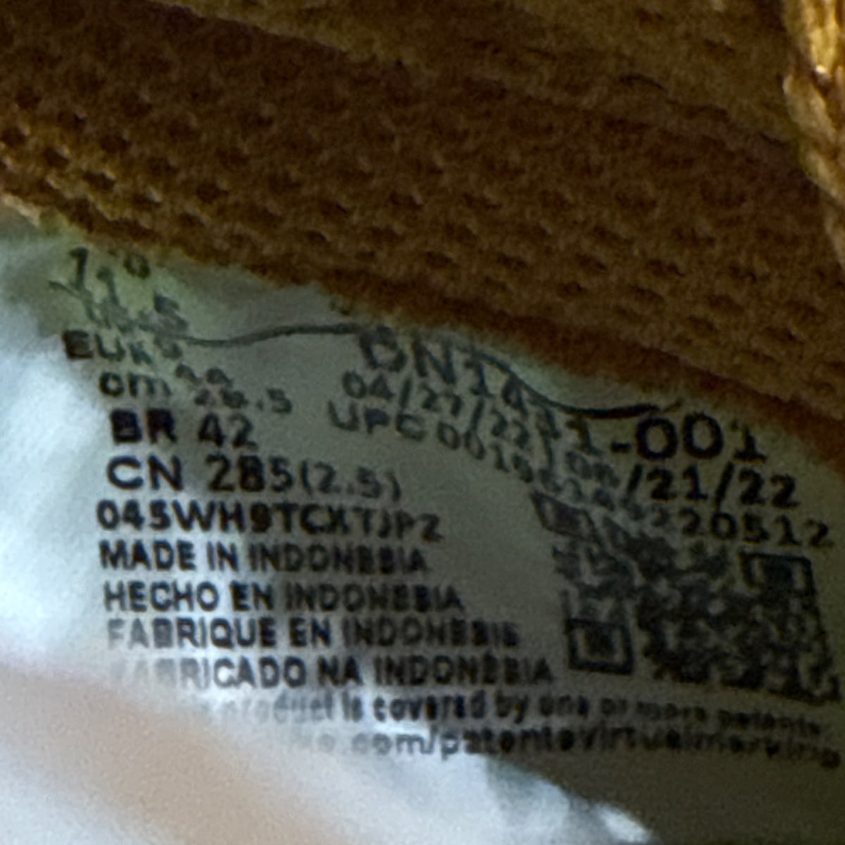 Nike Dunk Low Next Nature Phantom Gold Suede (Women's) Size 11.5W (Lightly Worn Pre-Owned) - Image 5