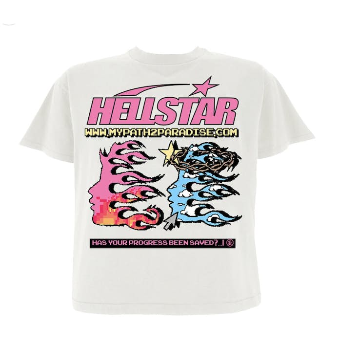 Hellstar Pixel T-Shirt White