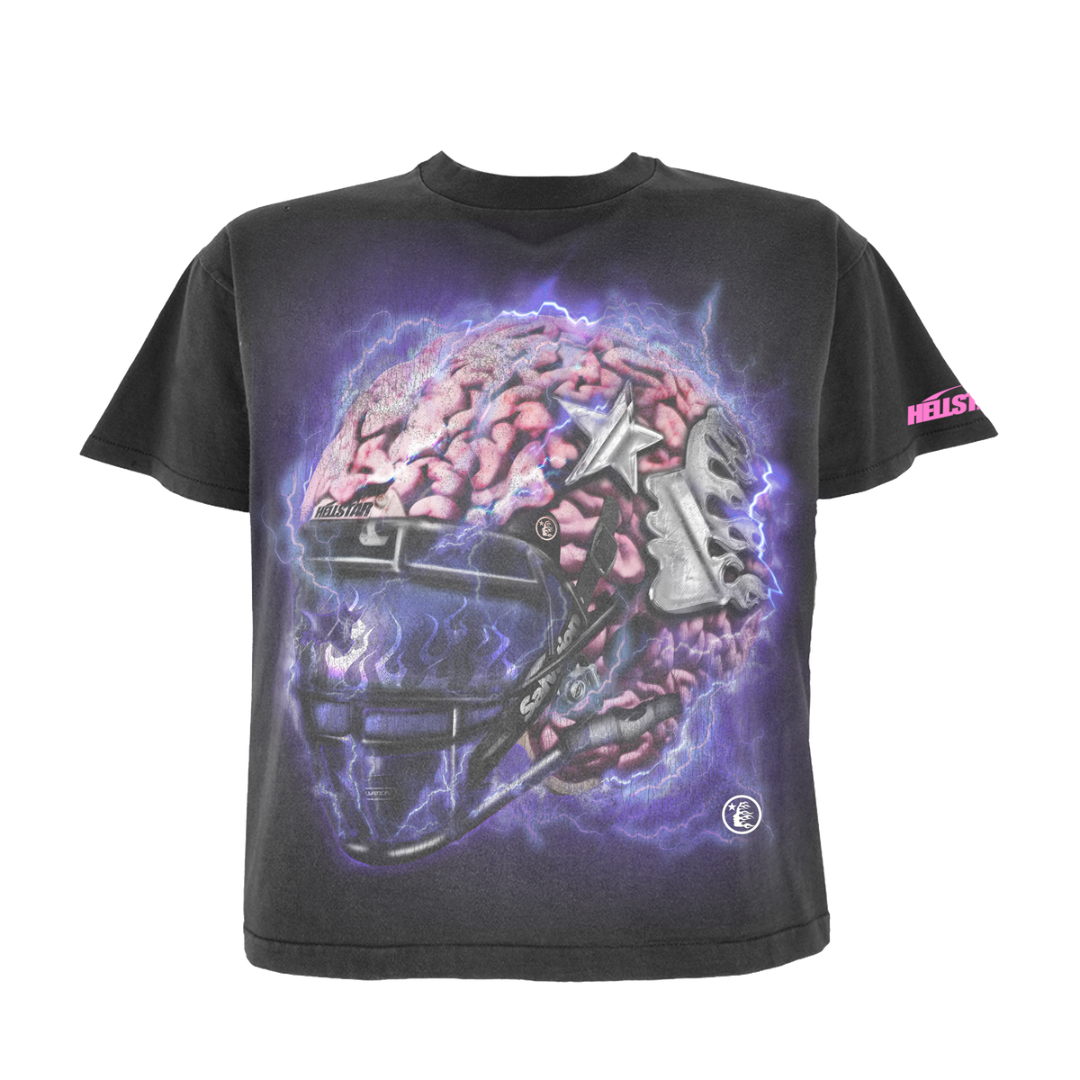 HELLSTAR BRAIN HELMET T-SHIRT