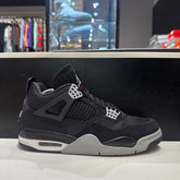 Jordan 4 Retro SE Black Canvas Size 9.5 (Moderately Worn Pre-Owned) - Image 1