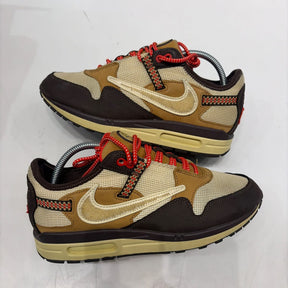 Nike Air Max 1 Travis Scott Cactus Jack Baroque Brown Size 8.5 (Lightly Worn Pre-Owned) - back