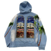 Who Decides War x POTN Hooded Pullover Sky