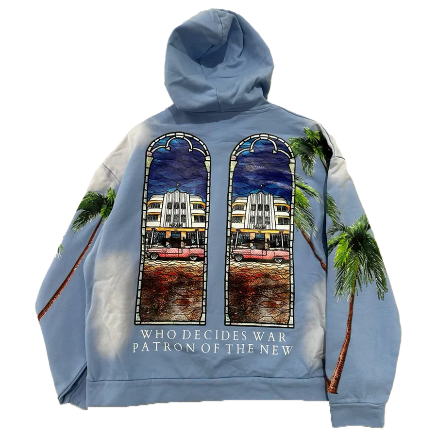 Who Decides War x POTN Hooded Pullover Sky