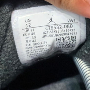 Jordan 3 Retro Fear Pack (2023) Size 12 (Moderately Worn Pre-Owned) - box