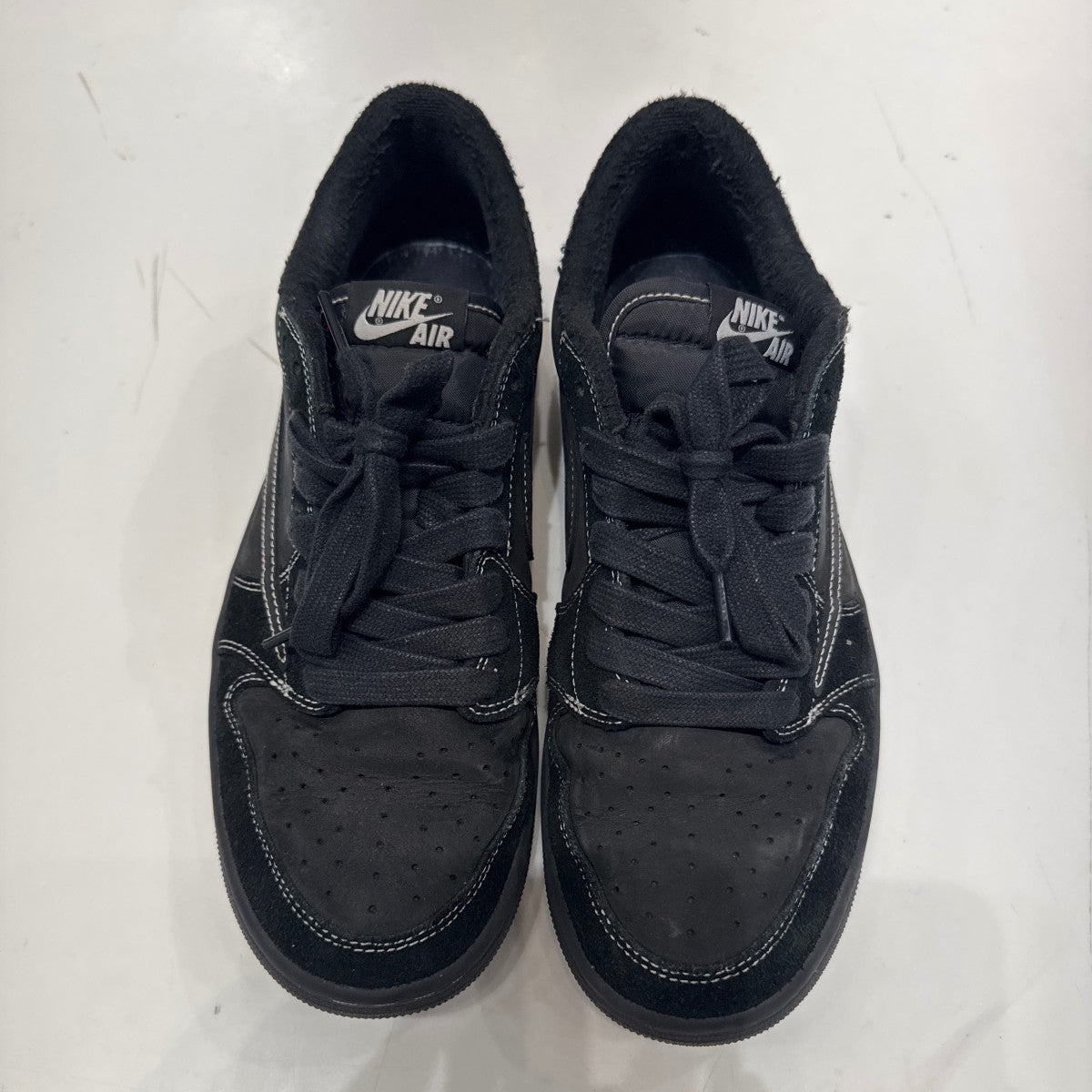 Jordan 1 Retro Low OG SP Travis Scott Black Phantom Size 10.5 (Moderately Worn Pre-Owned) - Image 4