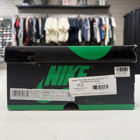 Jordan 1 Retro High OG Lucky Green Size 11.5 (Lightly Worn Pre-Owned) - Image 7