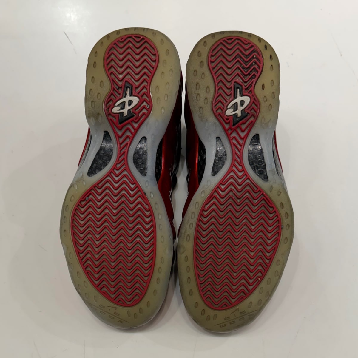 Nike Air Foamposite One Metallic Red (2023) Size 8.5 (Lightly Worn Pre-Owned) - Image 5