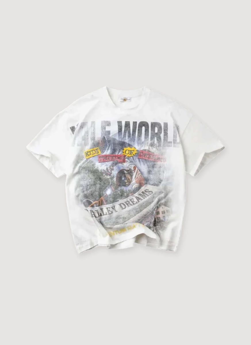 Vale Forever Newspaper Tee White