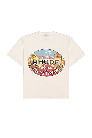 Rhude Hotel De Gustavia Tee Cream