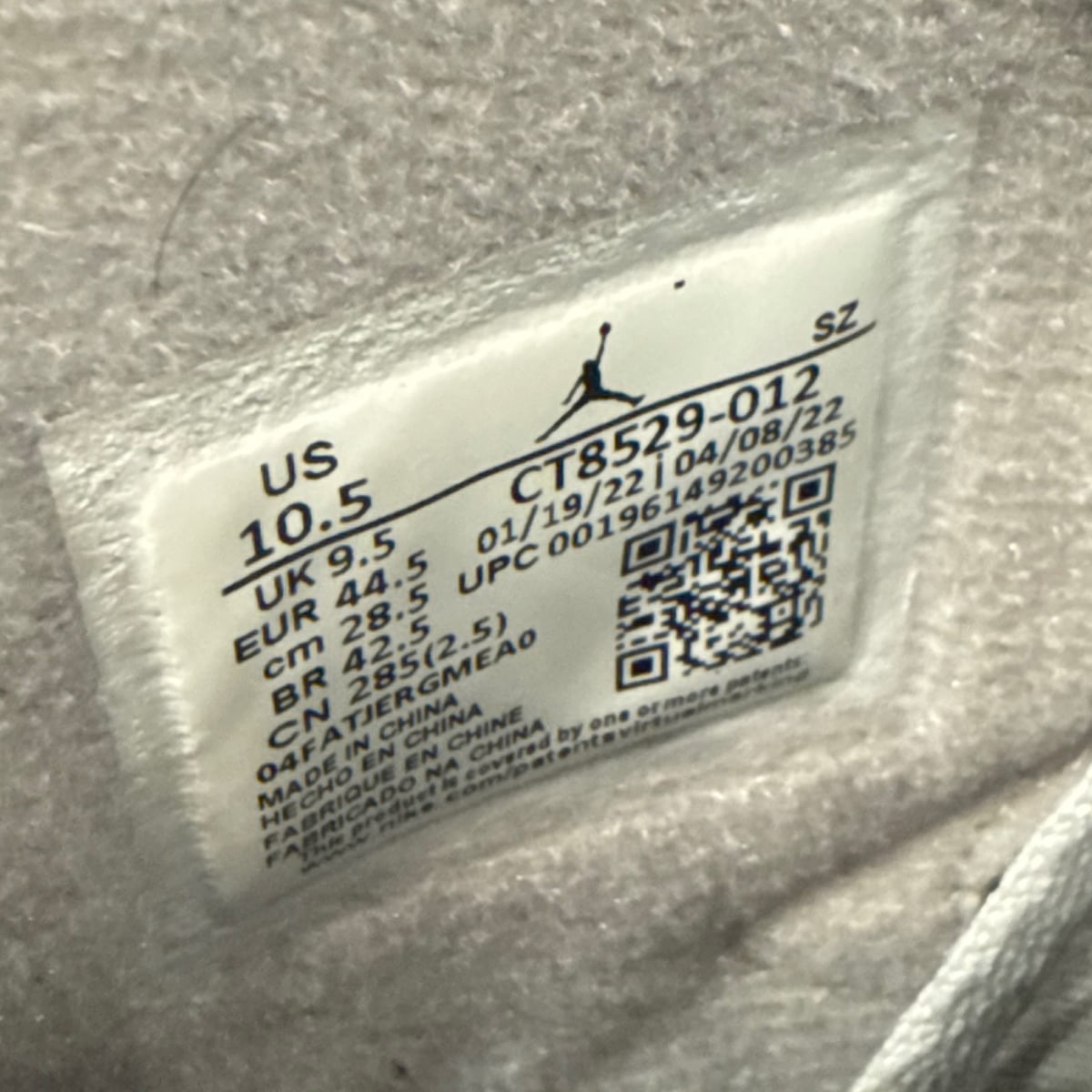 Jordan 6 Retro Georgetown (2022) Size 10.5 (Lightly Worn Pre-Owned) - Image 6