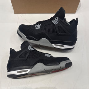 Jordan 4 Retro SE Black Canvas Size 9.5 (Moderately Worn Pre-Owned) - Image 2