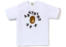 BAPE Broken College Tee (SS23) White