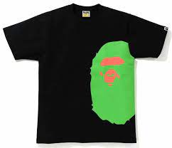 Bape Neon Side Big Ape Head Black