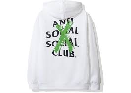 Anti Social Social Club Cancelled Remix Hoodie (FW19) White