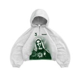 Bravest Studios Mary Zip Up Hoodie Grey