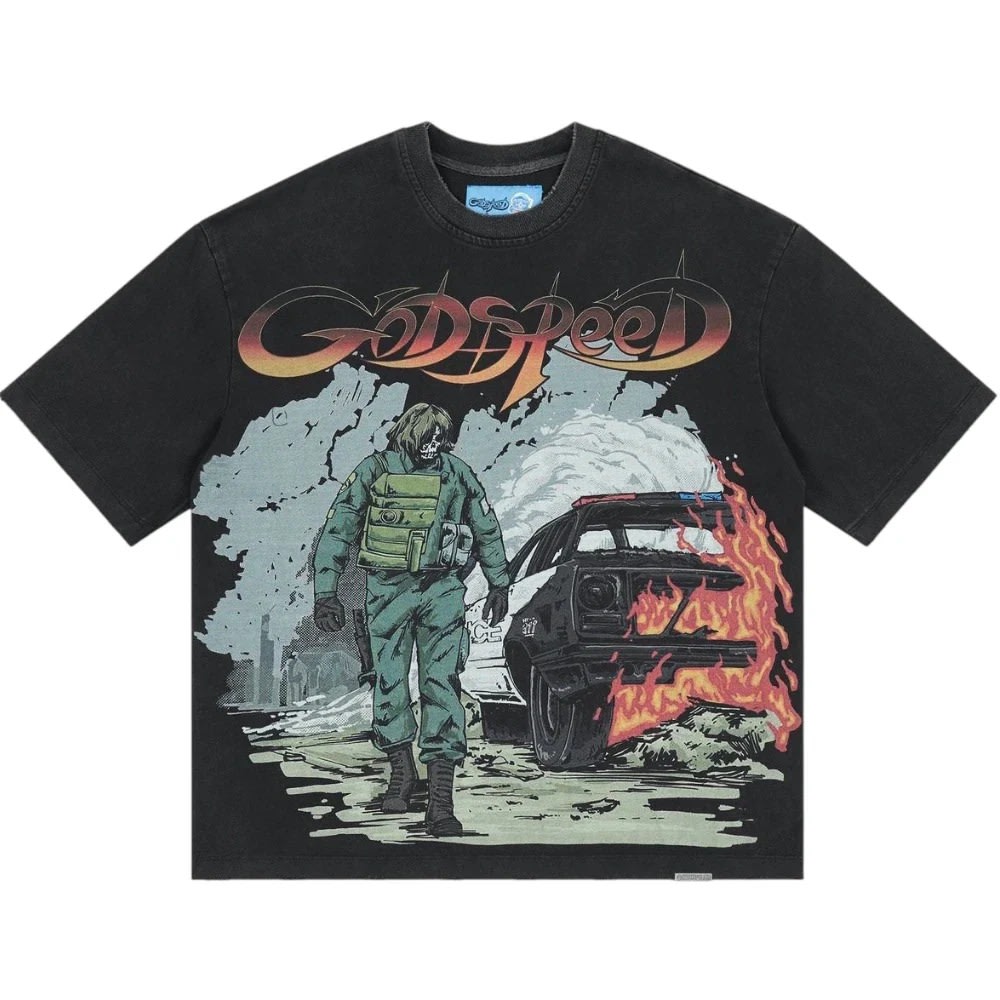 GODSPEED Khaos Tee Black