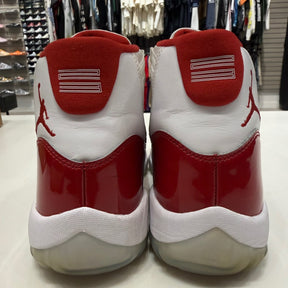 Jordan 11 Retro Cherry (2022) Size 10.5 (Lightly Worn Pre-Owned) - Image 4