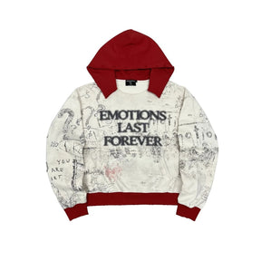 Mixed Emotions Red Last Forever Hoodie