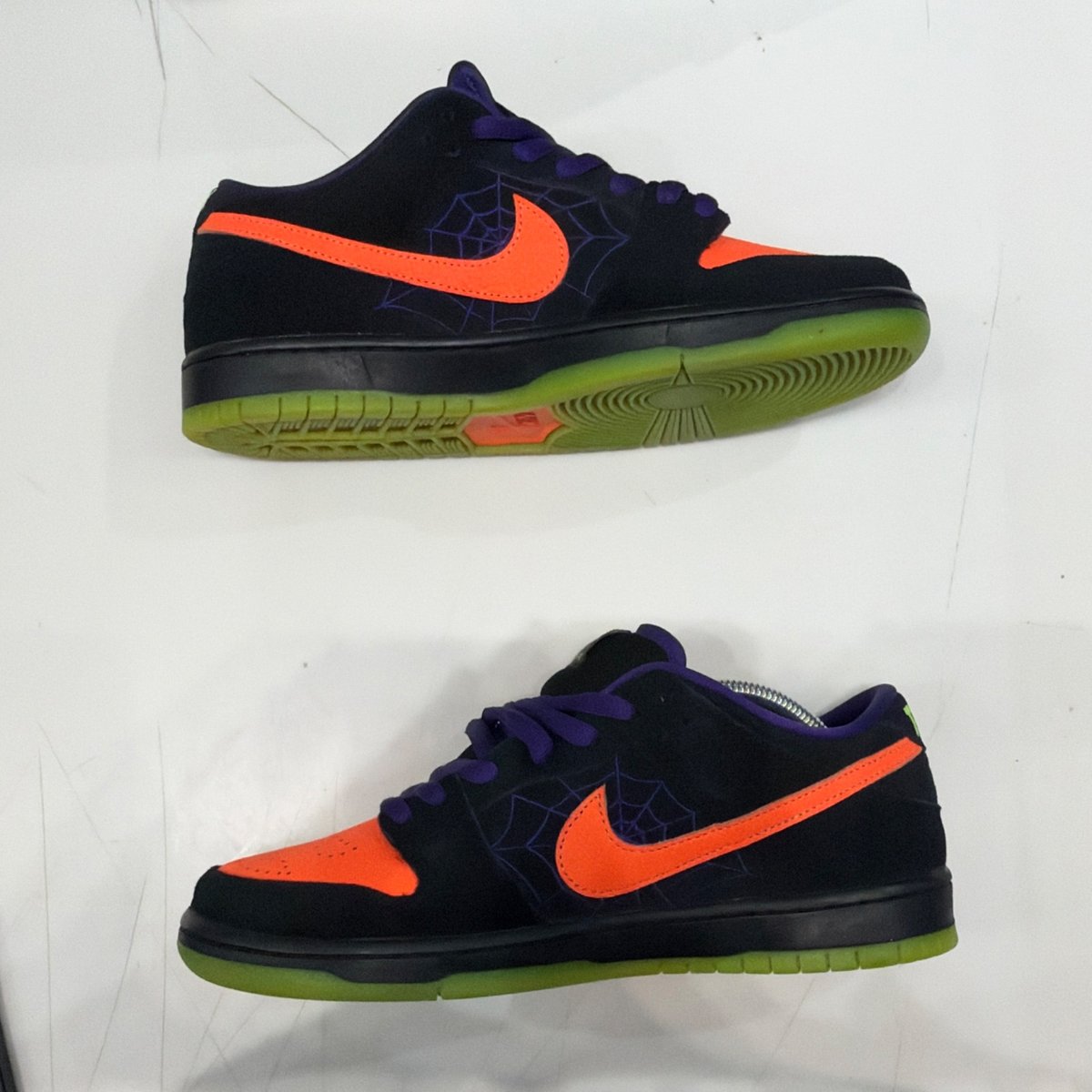 Nike SB Dunk Low Night of Mischief Halloween Size 9.5 (Lightly Worn Pre-Owned) - side