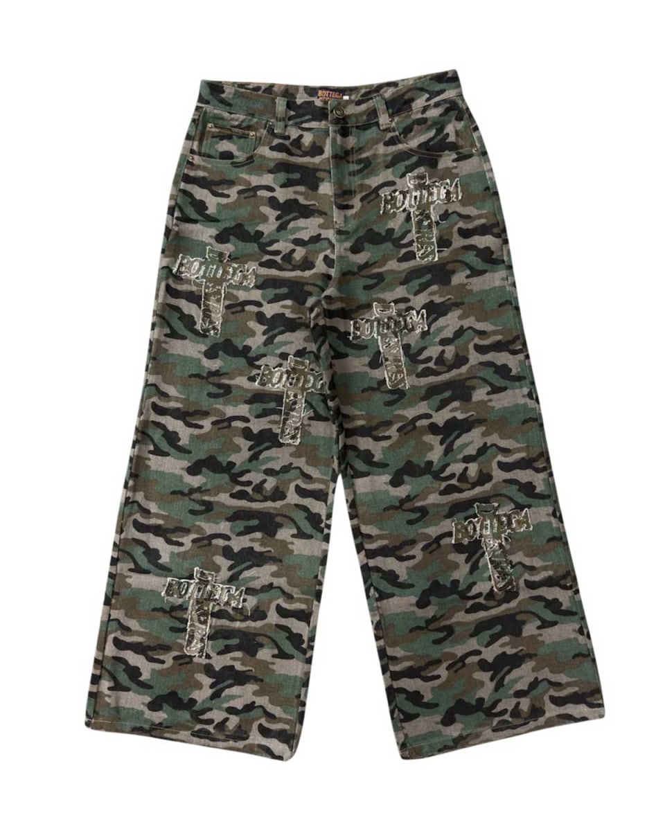 Bottega Desires Holy Grail Denim Pants Camo