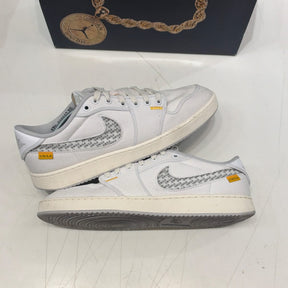 Jordan 1 Retro AJKO Low SP Union White Canvas Size 12.5 (Moderately Worn Pre-Owned) - back