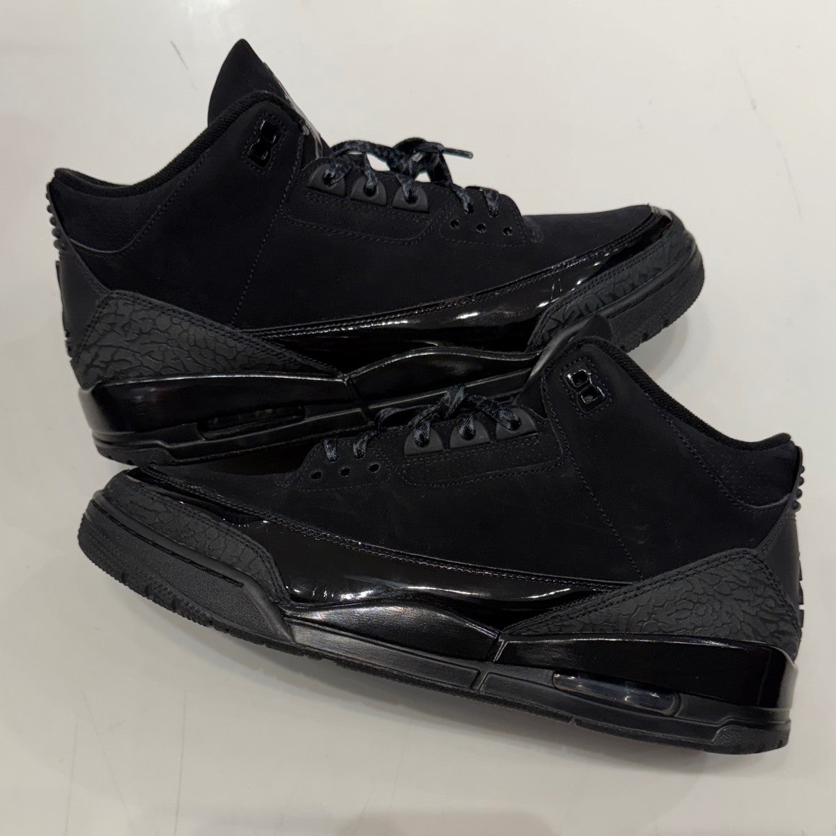 Jordan 3 Retro Black Cat (2025) Size 13 (Lightly Worn Pre-Owned) - Image 2