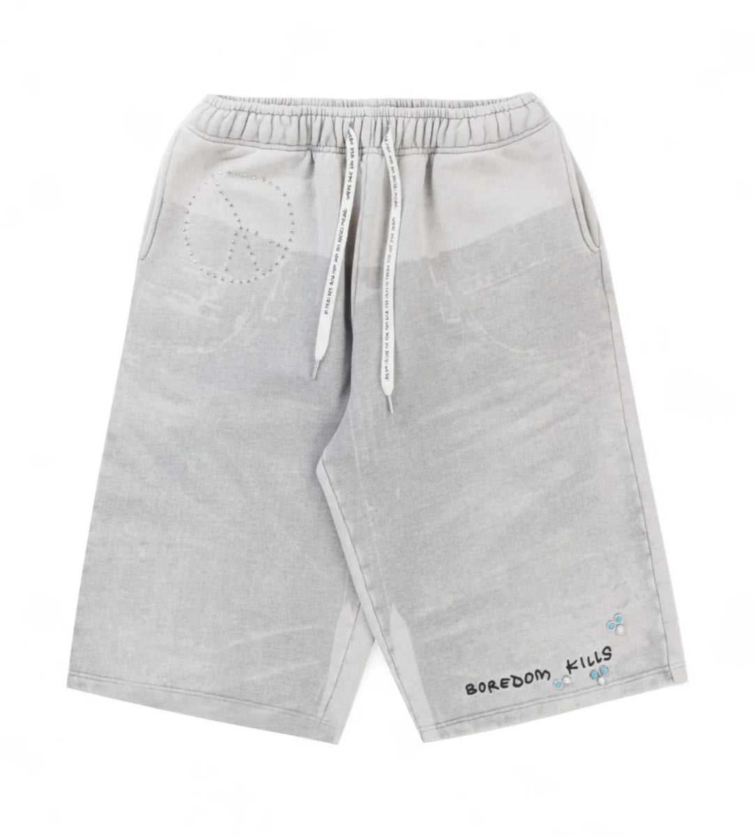 Boredom Kills Denim Print Sweats shorts