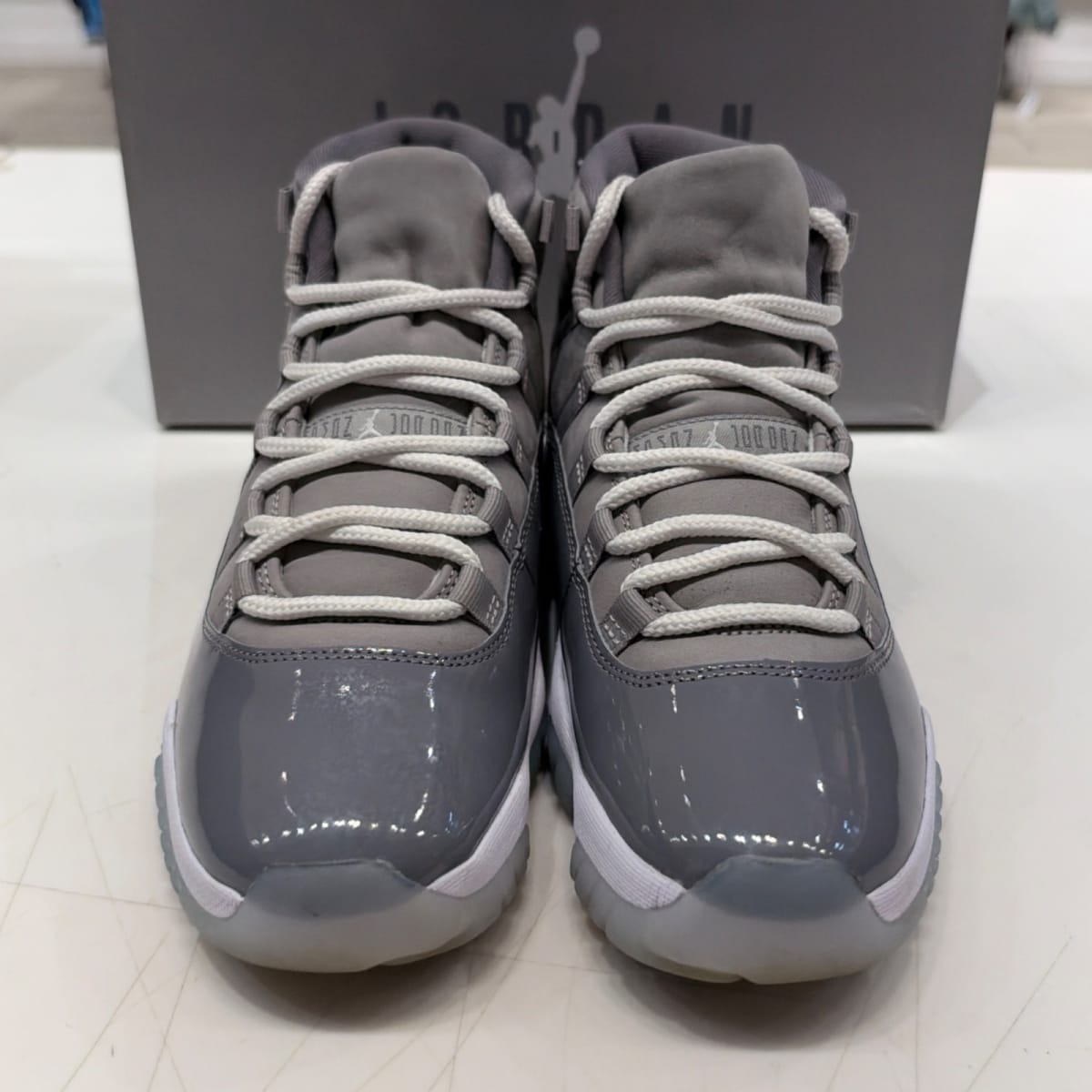Jordan 11 Retro Cool Grey (2021) Size 9 (Lightly Worn Pre-Owned) - tag