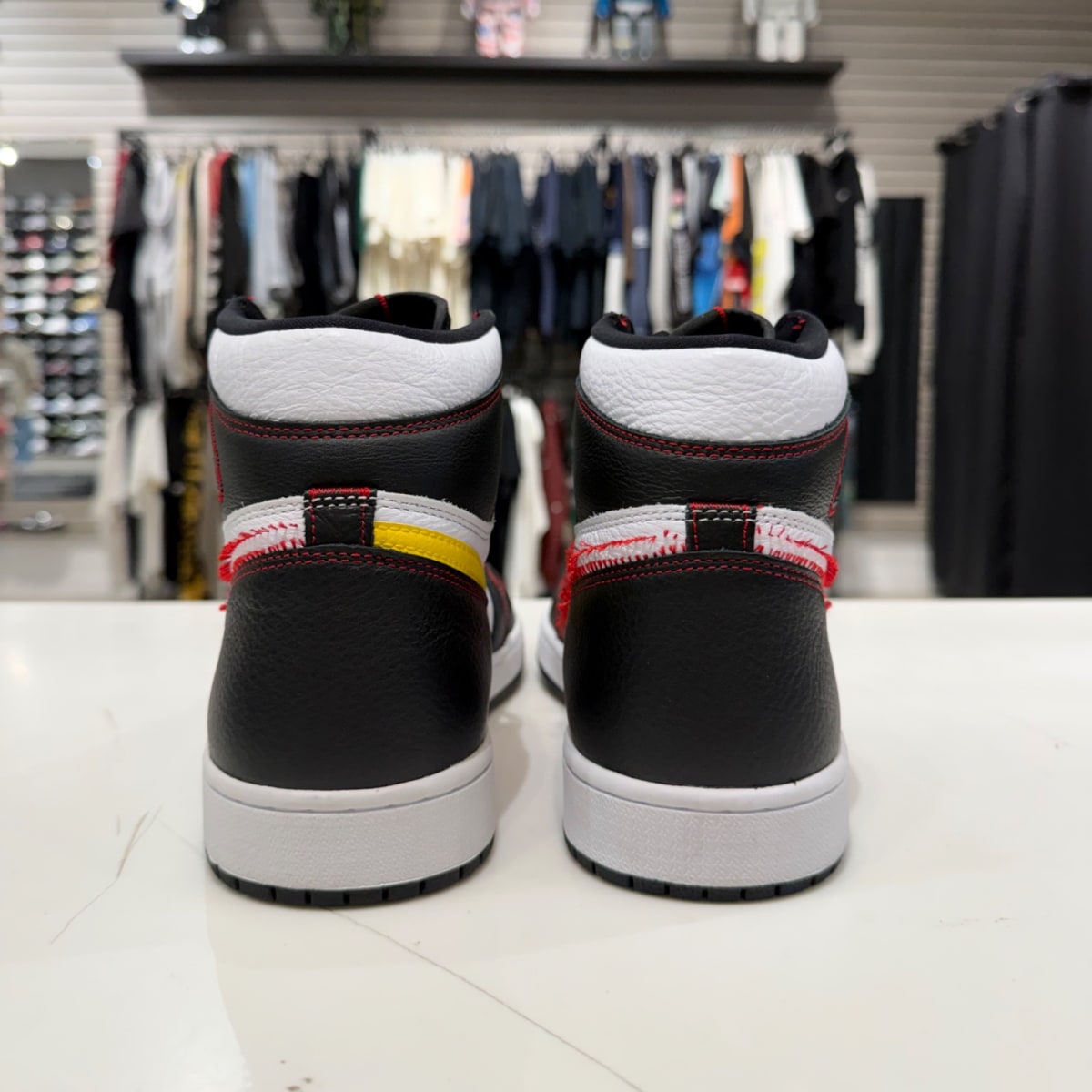 Jordan 1 Retro High Defiant White Black Gym Red - Image 5