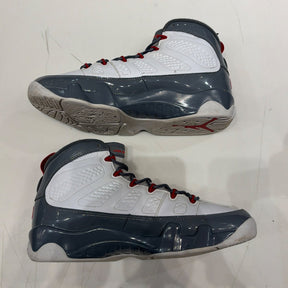 Jordan 9 Retro Fire Red Size 10.5 (Moderately Worn Pre-Owned) - side