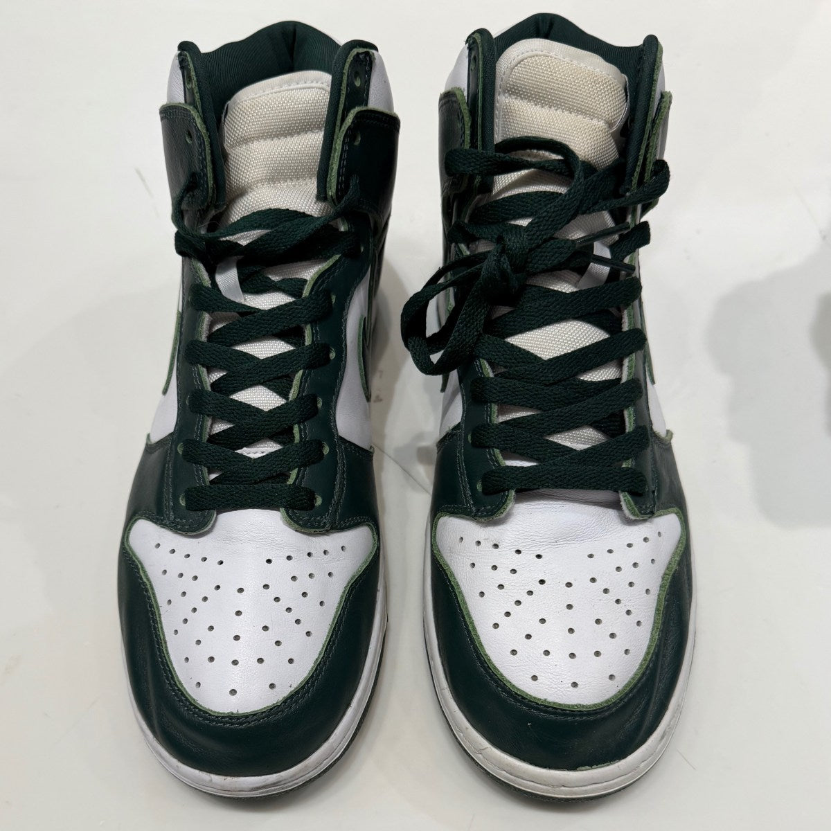 Nike Dunk High Spartan Green Size 11 (Lightly Worn Pre-Owned) - Image 4