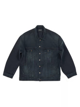 Balenciaga Hand Drawn BB Icon Oversized Jacket Black